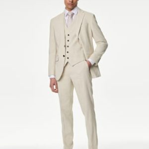 DRE433 Tailored Fit Italian Linen Suit