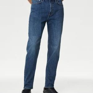 DRE451 Tapered Fit Stretch Jeans