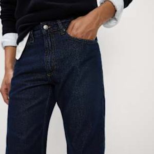 DRE453 Straight Fit Pure Cotton Jeans